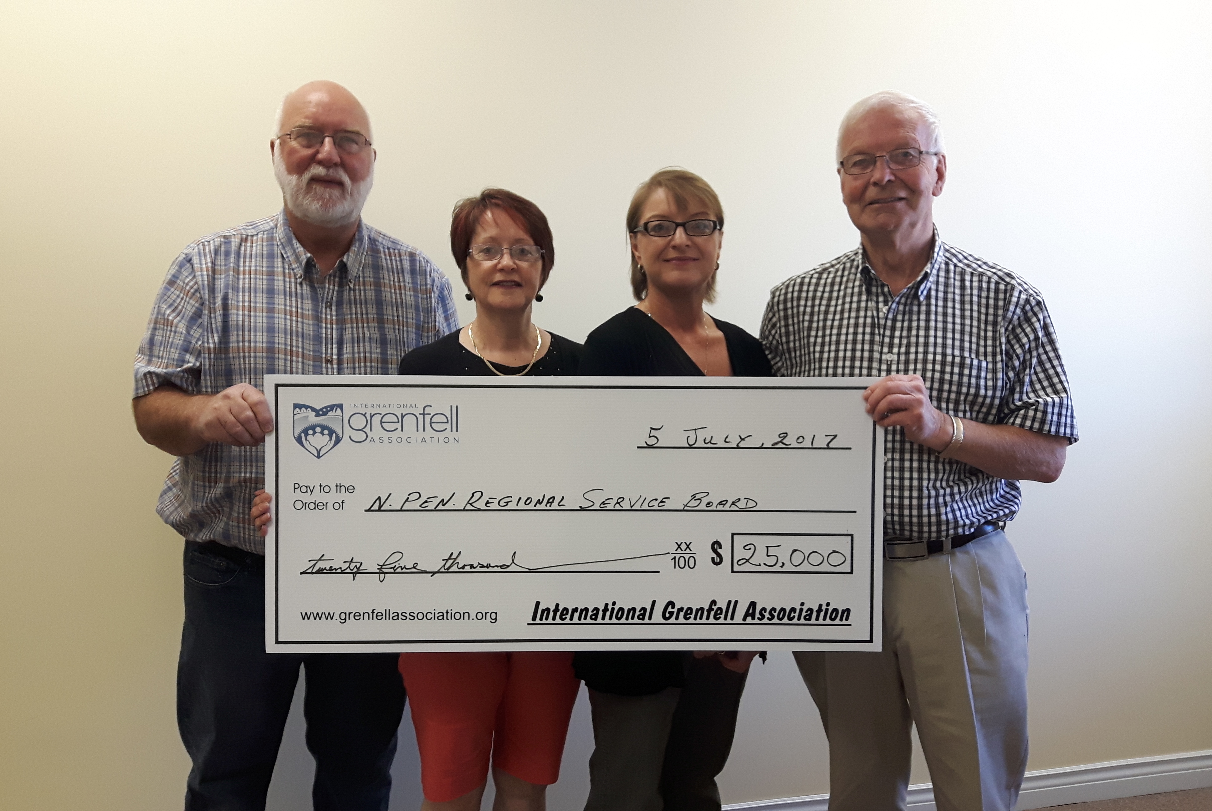 Northern Peninsula Regional Service Board Receives $25,000 IGA Grant