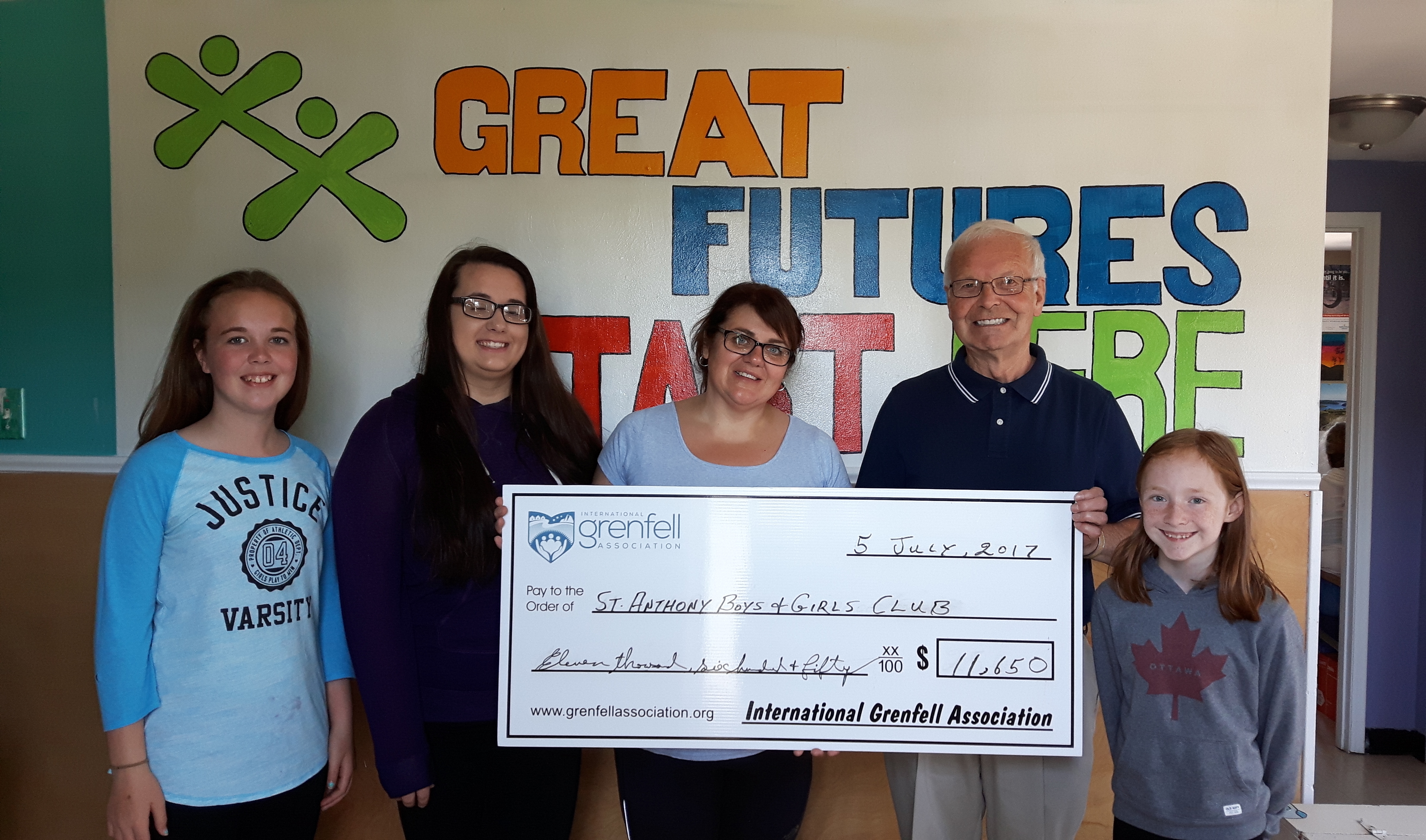 St. Anthony Boys' and Girls' Club Receives $11,650 Grant