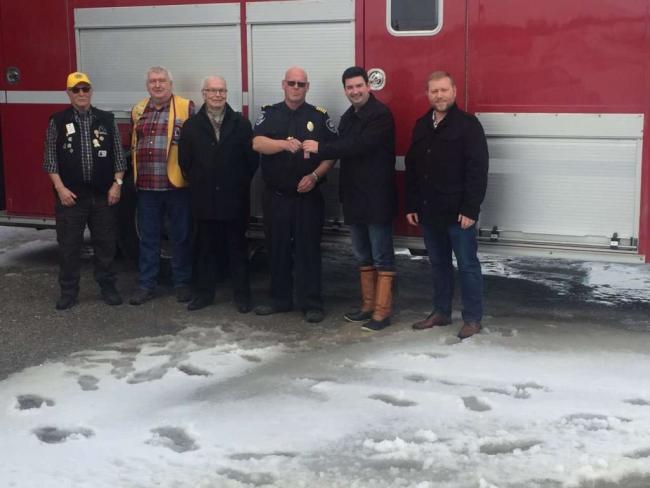 IGA Contributes $25,000 Towards new Rescue Unit at St. Anthony Fire Department