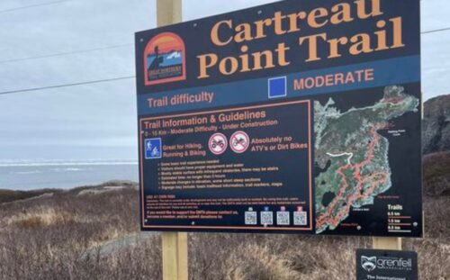 Development of the Cartreau Point Trail Continues, with Assistance from an IGA Grant