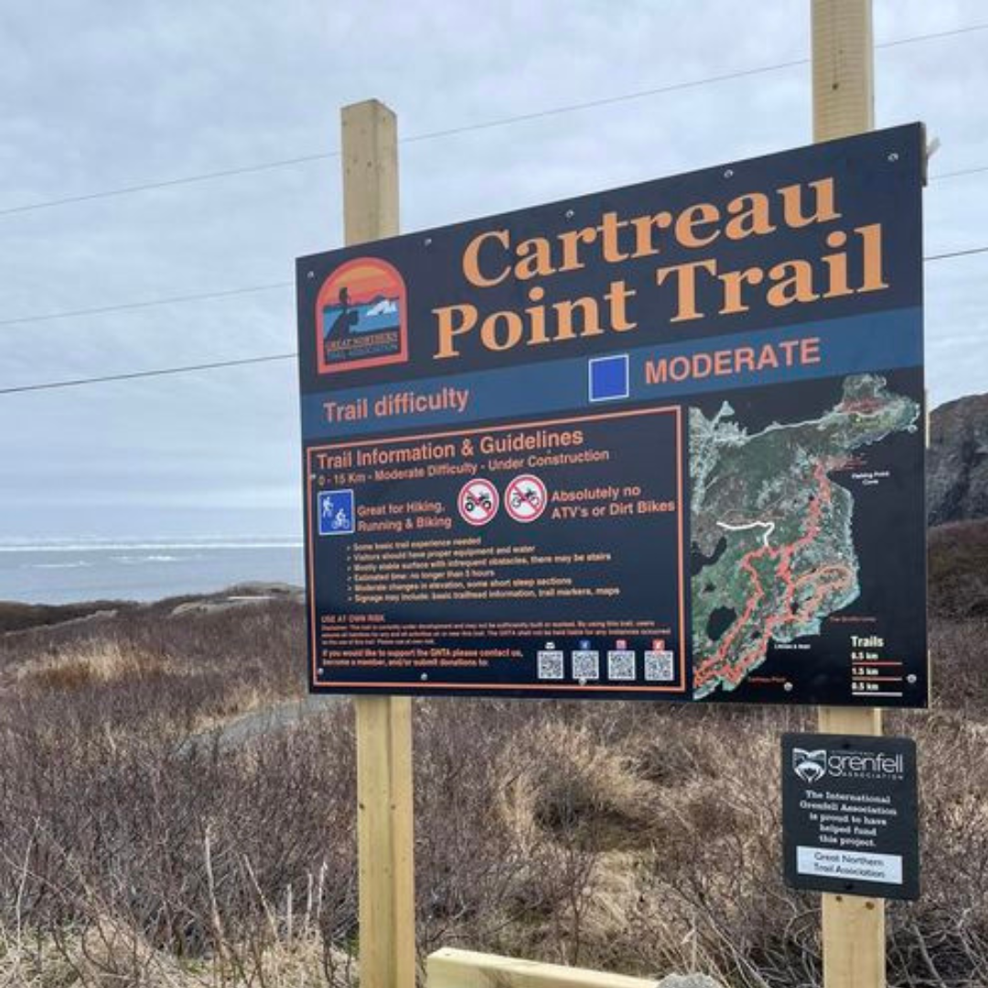 Development of the Cartreau Point Trail Continues, with Assistance from an IGA Grant