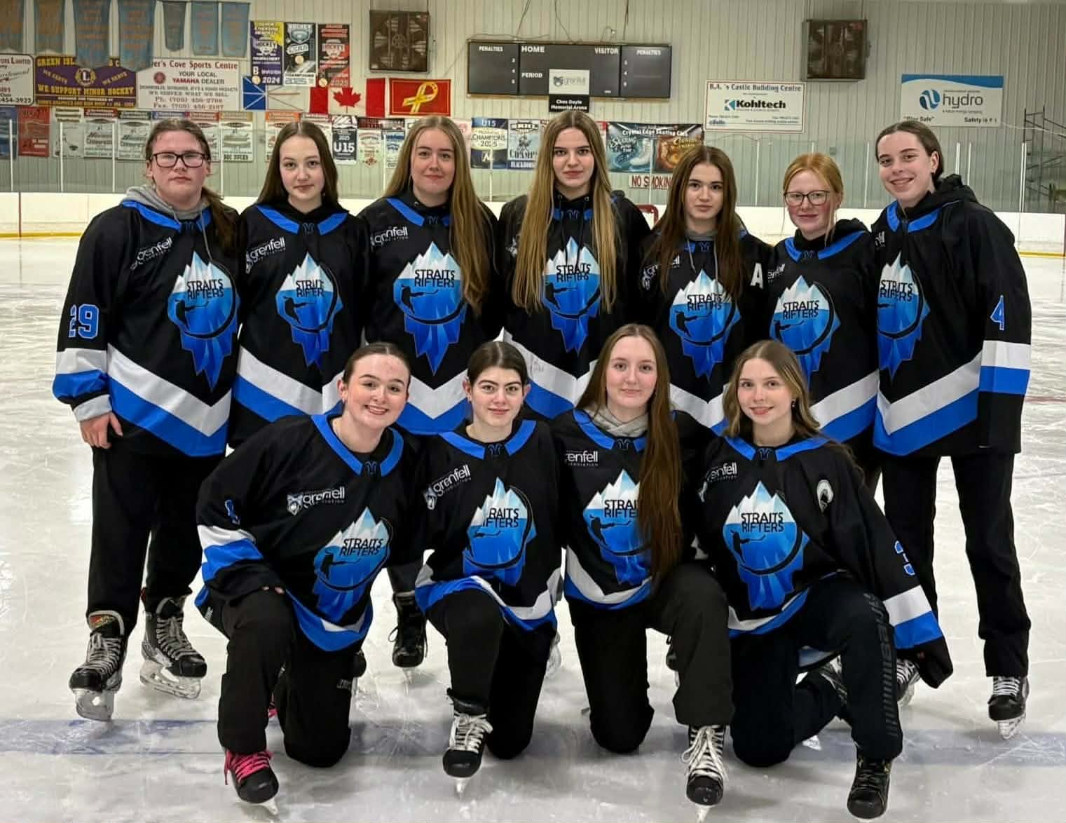 IGA Awards Grant to Straits Minor Hockey Association to Support Female Hockey Hockey and Improve Equipment Access